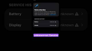 How to check if your phone parts are genuine. #genuineparts
