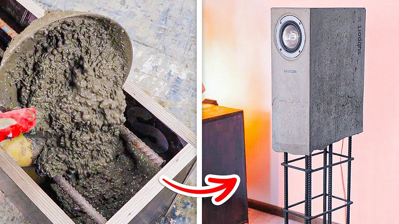 AMAZING THINGS MADE OF CEMENT! SUPER INVENTIONS AND DECOR PROJECTS