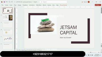 PowerPoint 365/2021 | Module 3: SAM Project 1a | Jetsam Capital | Full Course Deal Contact Us