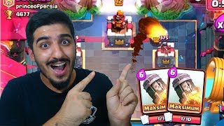 MAX ROKET İLE HARİKA SAVAŞLAR! - Clash Royale