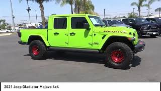2021 Jeep Gladiator NORCO CORONA CHINO MIRA LOMA EASTVALE RIVERSIDE JURUPA VALLEY 29T
