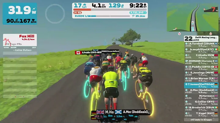 ZRL- Race 1- London Loop Reverse ZWIFTKLUB (C)