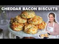 Cheddar Bacon Biscuits - Easy Homemade Recipe!