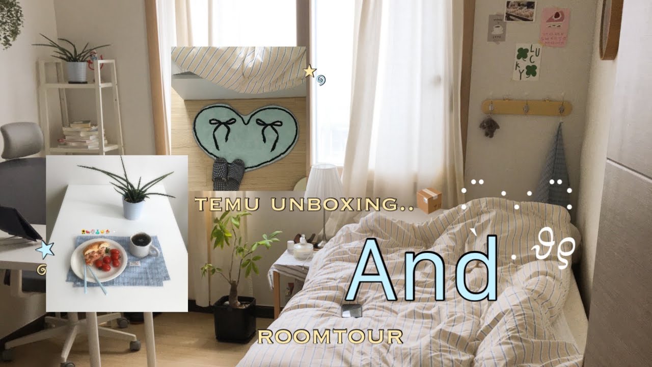 부모님이랑 사는 집 테무깡으로 핀터st 방꾸미기 (오바보탬..) ,, ♪.𖥔 ݁ ˖ 🏡✨