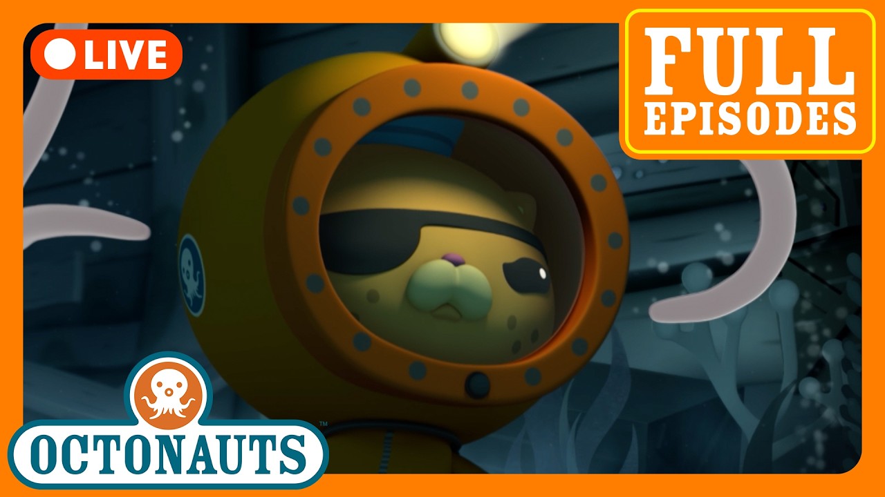 LIVE 🔴 Octonauts Halloween 🐙 Exploring the Deep Dark Sea 🤿 24/7 ...