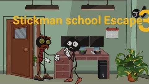 Stickman school Escape 3 Game playing part2#allgamer