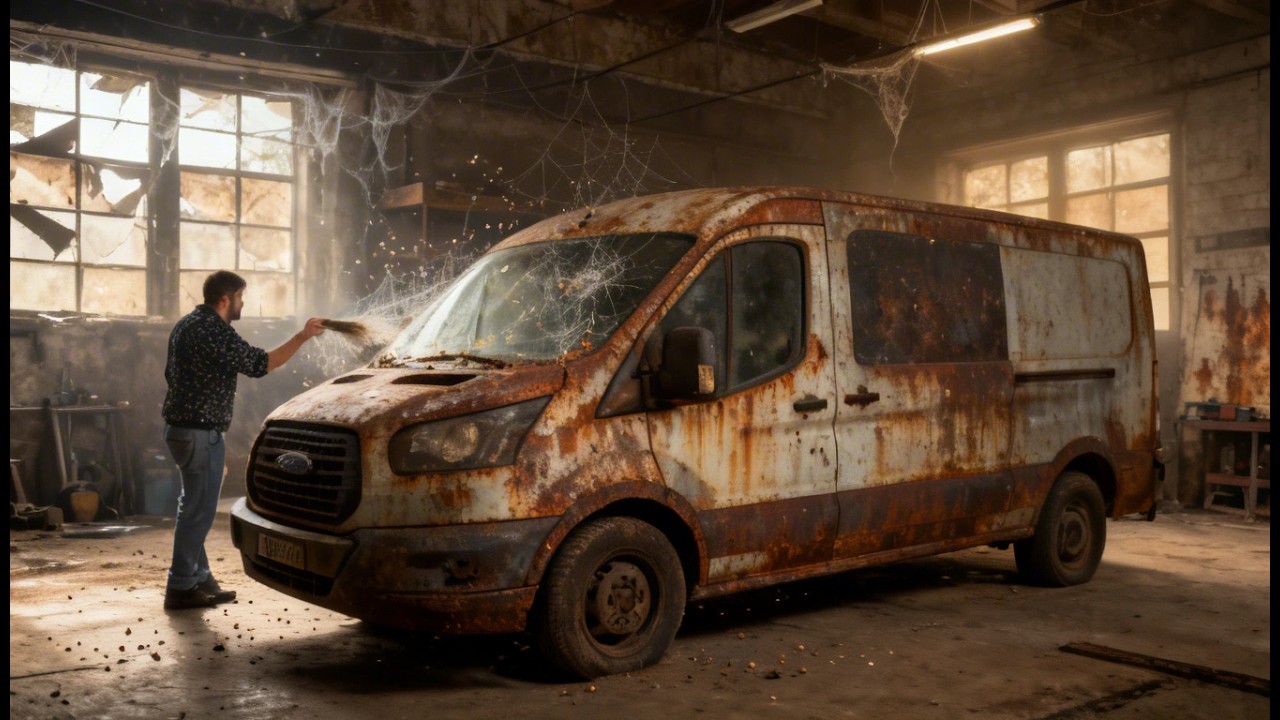 Full Van Restoration ASMR – 2015 Ford Transit From Abandoned to Perfect