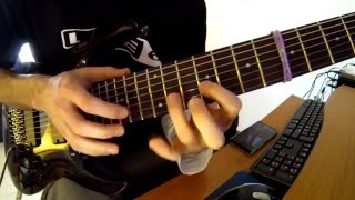 Symphony X - Sea Of Lies - Tapping Solo [Full & Half Speed] + TAB chords