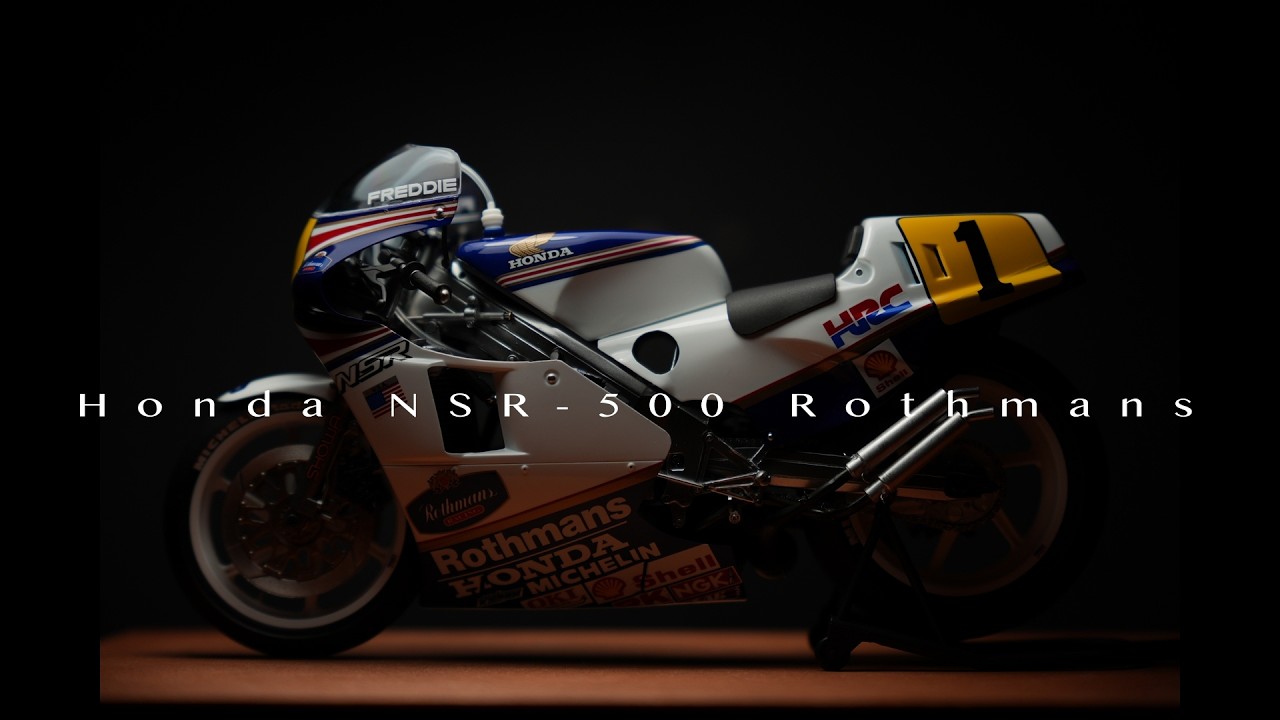 Honda NSR-500 Rothmans Tamiya 1/12 scale plastic model [Full Build