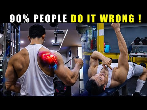 SHOULDER PAIN in BENCH PRESS - 9 out of 10 people make this MISTAKE