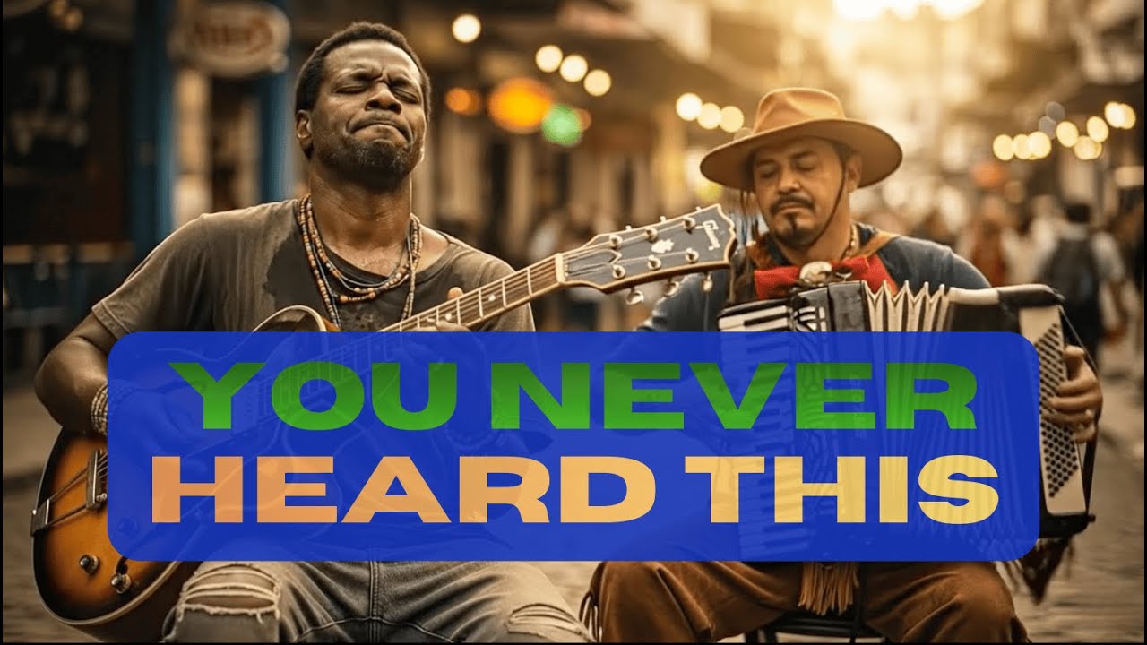 Relaxing Blues Guitar & Accordion Street Performance (Sanfona Blues) 🎸