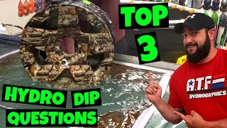 Top 3 Hydro Dip Questions Answered