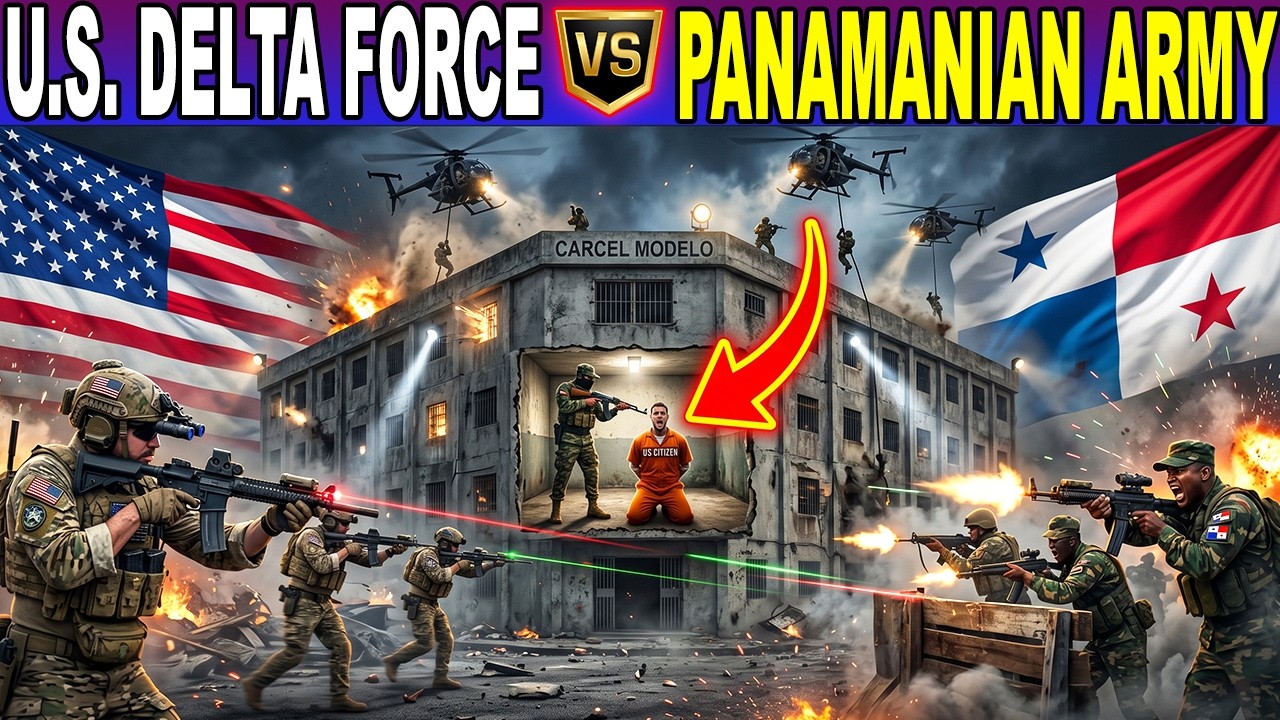 U..S  DELTA FORCE VS PANAMANIAN ARMY | Operation ACID GAMBIT