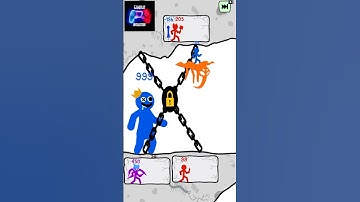 STICK HERO : UNDERGROUND TOWER  🗼| RAINBOW AND HUGGY WUGGY #SHORTS GAMES