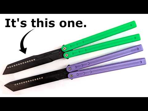 One of these balisong's blades flips way better | Seeth Designs Sentient v2