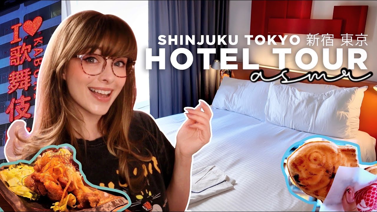 ASMR 🇯🇵 A Whispered Tour of my Hotel Room in Tokyo, Japan! 🛏️ 💤