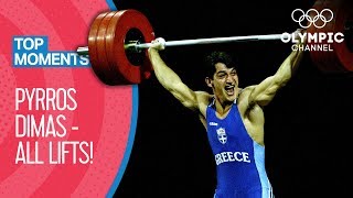 : All Pyrros Dimas Olympic Medal Lifts | Top Moments