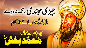 New Sufiana Punjabi Kalam | Jehri Mehndi Rang Na Deve | Kalam Main Muhammad Bakhsh | Saif Ul Malook