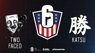 Two Faced vs. Katsu | Rainbow Six: US Nationals - 2019 | Eastern Conference Wildcard Qualifier