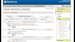 RefWorks   Citation Styles