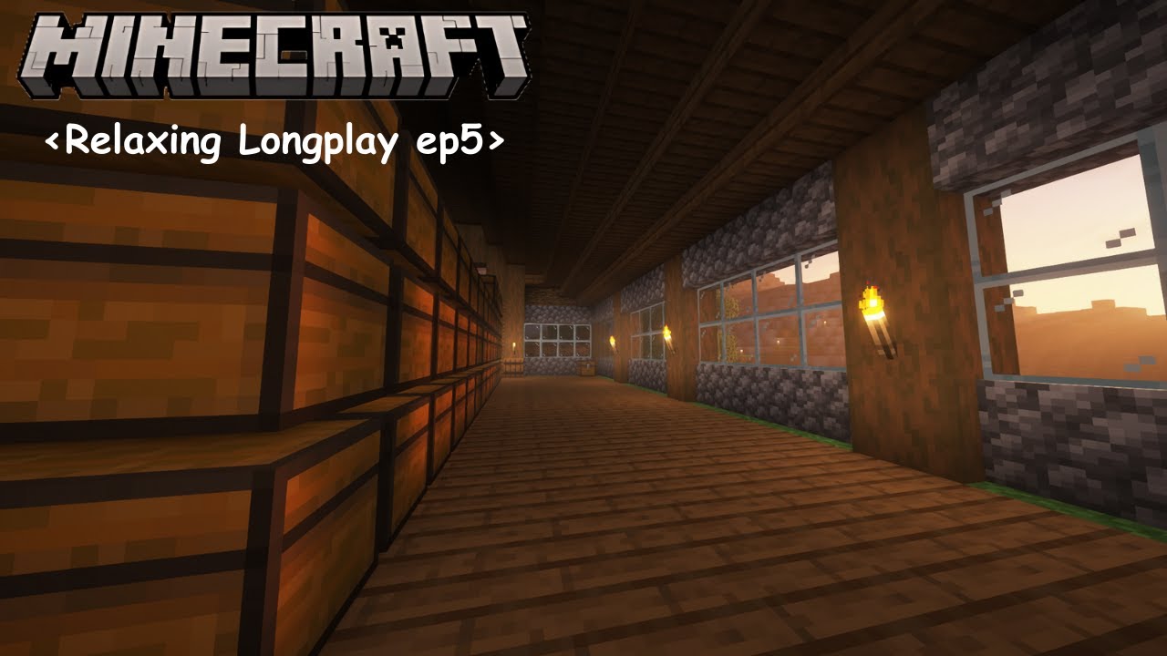 Minecraft Relaxing Longplay - Building a Storage House (No Commentary ...