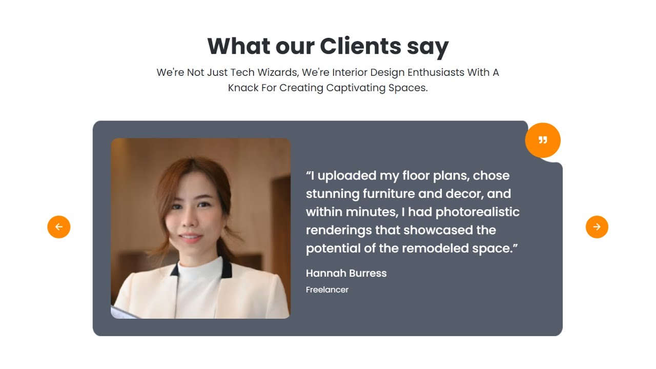 Client Say with HTML CSS Owl Carousel | HTML CSS Owl Carousel ...