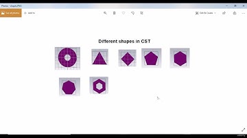 2.4. Creating Hexagonal, Octagonal and slotted Structures in CST Studio