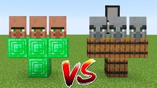 all pillager golems vs all villager bosses