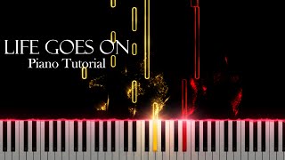 Life Goes On - Piano Tutorial // Dream Once Again by Florian Bur