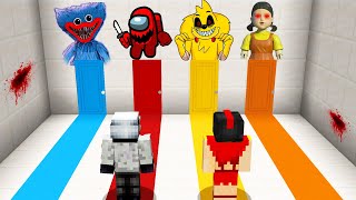 ¡NO ELIJAS LA PUERTA DEL TERROR EQUIVOCADA! 😱 MINECRAFT