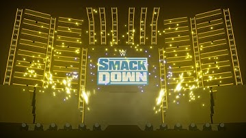 WWE THUNDERDOME Smackdown 2021 New Stage Opening Pyro Concept Animation