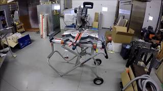 The Best Miter Saw Stand!! - Bosch T4B Gravity-Rise Miter Saw Stand - #2