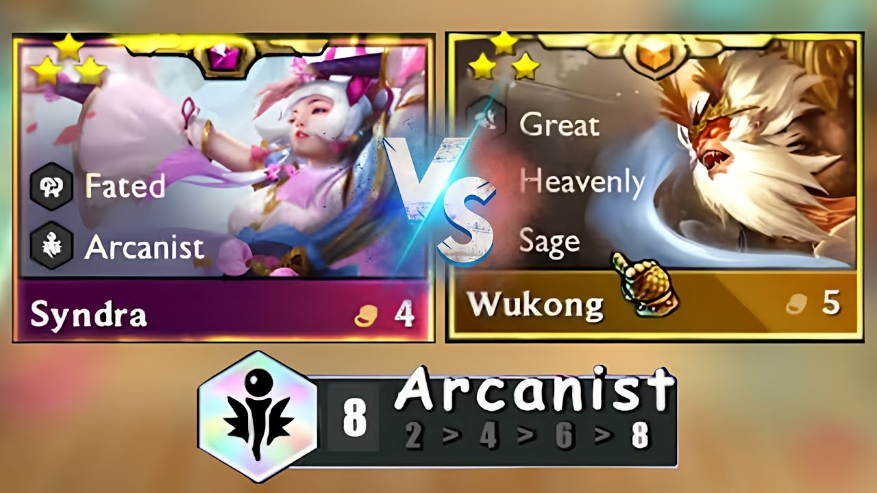 Who Win?!! Wukong VS Syndra 3 star tft set 11