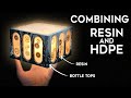 Making a Lamp out of Recycled Plastic | Can You Combine Resin with HDPE?