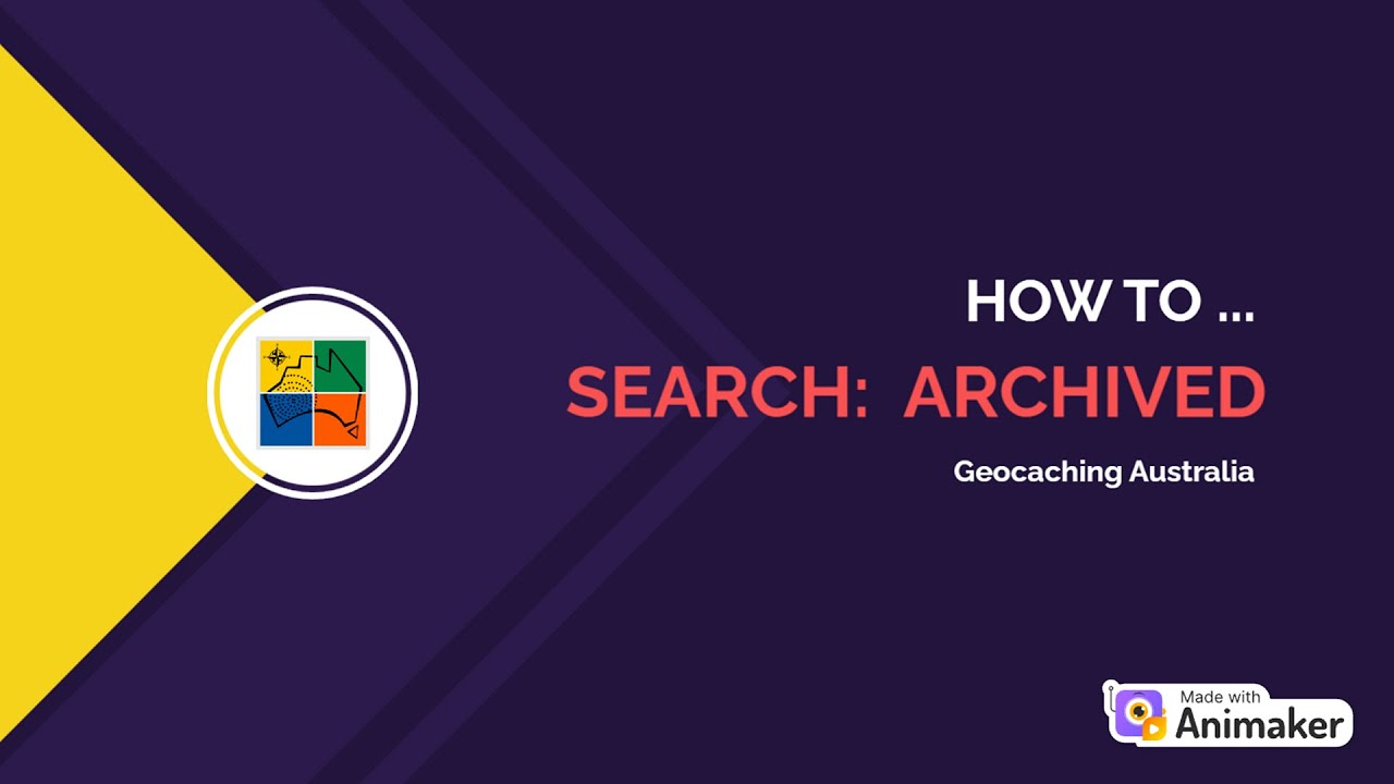 How To: Search for a geocache by Archived Lat / Lon (Geocaching Australia)