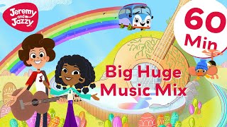 Big Huge Music Mix | Kids Songs | Jeremy and Jazzy