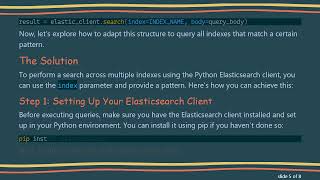 How to Query Multiple Indexes with the Python Elasticsearch Module