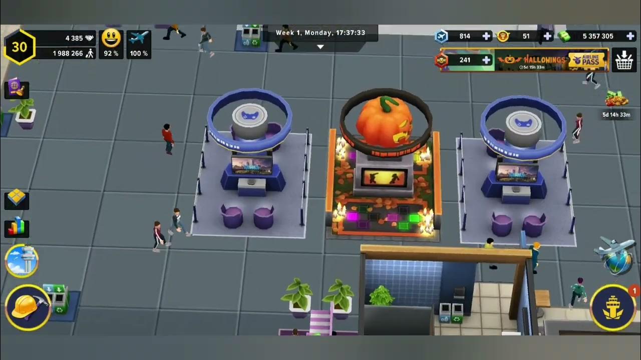 My Airport Layout (Inside Terminal) Airport Simulator Tycoon First