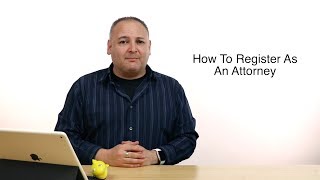 Registering As An Attorney On LAWCLERK To Get Work Done