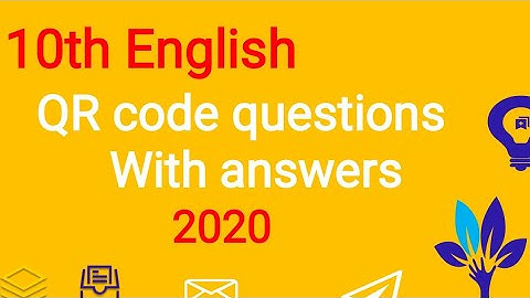 TN 10th English QR code one mark questions with answers for all units 2020 | SOCIO ACADEMY