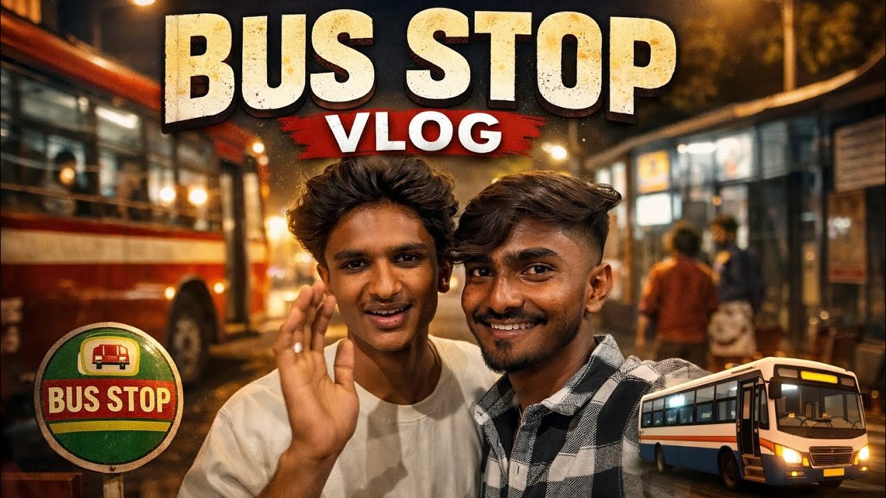 Bus Stop Vlog ❤️‍🔥🔱 #viral #vlog #karnataka #love #youtubevideo 