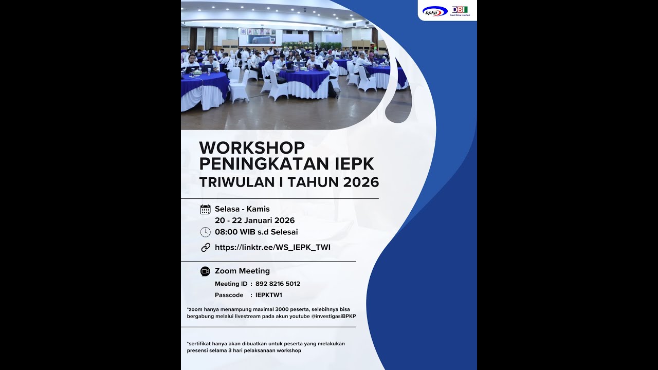 Workshop IEPK TW 1 Tahun 2026 Hari 3