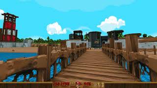 Pirate Doom II - Map04: Beachside Bastion [ Doom II Mod ] 100% (2024) | 4K/60