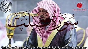 سورة فصلت الشيخ ماهر المعيقلي Surat Fussilat El-Cheikh Maher Al-Muaiqly