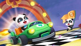 Little Panda's Car Driving - Drive on Various Tracks and Have Fun Like Never Before - Babybus Games screenshot 3