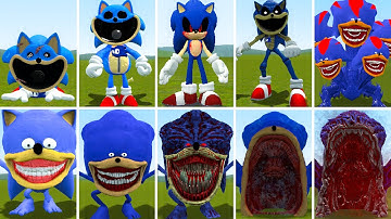 EVOLUTION OF ALL NEW SONIC SMILING CRITTERS POPPY PLAYTIME CHAPTER 3 In Garry