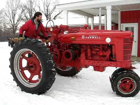 Farmall M with Power Steering and Live Power - YouTube