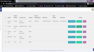 2-Border Crossing Management System (Final Project Overview Video)