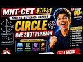 MHT -CET 2026 🔥✅ Circle one shot revision lecture 🔥✅ pyq and notes 🔥😱 imp topics for MHT CET 
