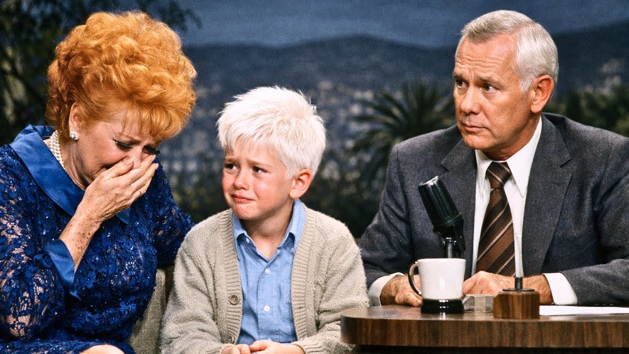 Lucille Ball Broke Down When a 7 Year Old Spoke — Johnny Carson Just Sat There Speechless!